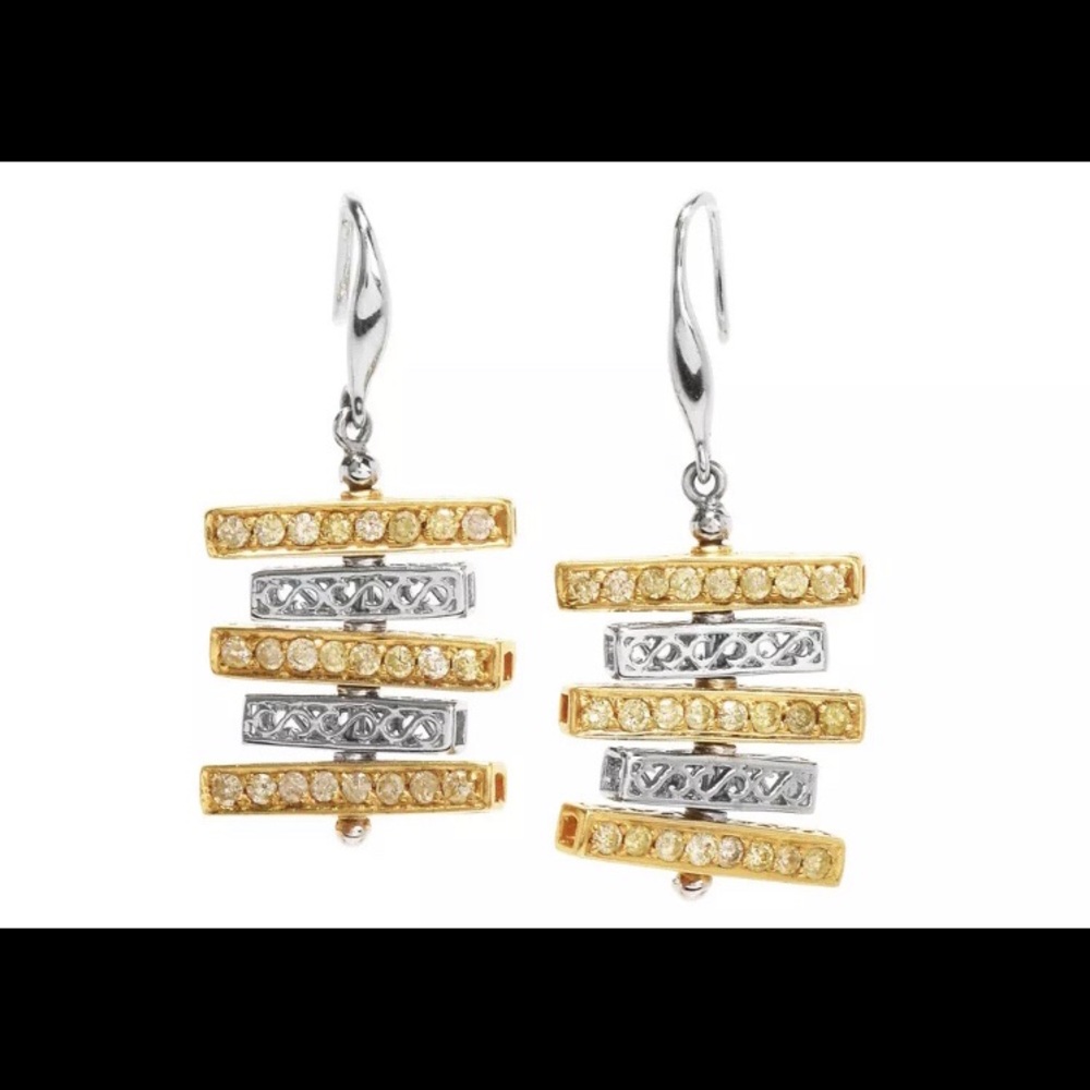 Estate diamond earrings